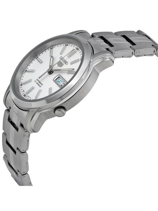 NWT Seiko Automatic White Dial Stainless Steel Men\'s Watch main image 2